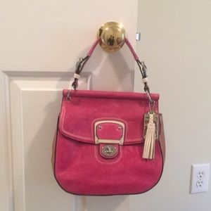Pink Leather Coach Purse
